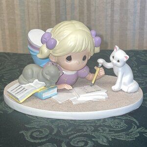Precious Moments "My Focus On Purr-fection" Cat Figurine